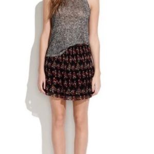 MADEWELL | Floral Pleat Mini Skirt